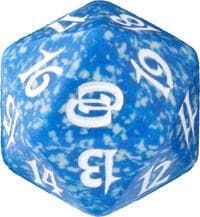 Planar Chaos Spindown Die - Blue - Wizards of the Coast Dice - Life Counters card