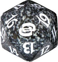 Planar Chaos Spindown Die - Black - Wizards of the Coast Dice - Life Counters card