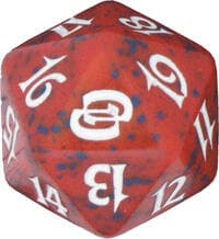 Planar Chaos Spindown Die - Red - Wizards of the Coast Dice - Life Counters card