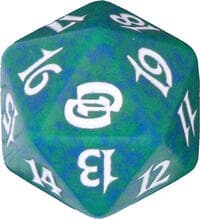 Planar Chaos Spindown Die - Green - Wizards of the Coast Dice - Life Counters card