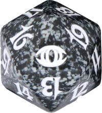 Future Sight Spindown Die - Black - Wizards of the Coast Dice - Life Counters card