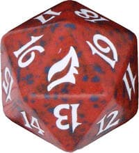 Lorwyn Spindown Die - Red - Wizards of the Coast Dice - Life Counters card