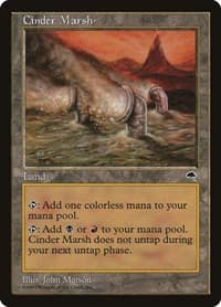 Cinder Marsh - Tempest - Magic: The Gathering card
