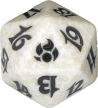 Morningtide Spindown Die - White - Wizards of the Coast Dice - Life Counters card