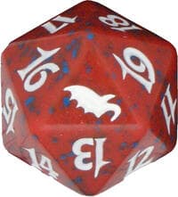 Shadowmoor Spindown Die - Red - Wizards of the Coast Dice - Life Counters card
