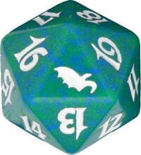 Shadowmoor Spindown Die - Green - Wizards of the Coast Dice - Life Counters card