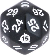 15th Anniversary Spindown Die - Wizards of the Coast Dice - Life Counters card