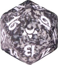 Eventide Spindown Die - Black - Wizards of the Coast Dice - Life Counters card