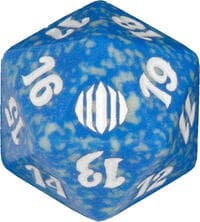 Shards of Alara Spindown Die - Blue - Wizards of the Coast Dice - Life Counters card