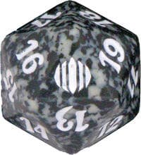 Shards of Alara Spindown Die - Black - Wizards of the Coast Dice - Life Counters card