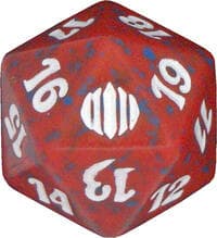 Shards of Alara Spindown Die - Red - Wizards of the Coast Dice - Life Counters card