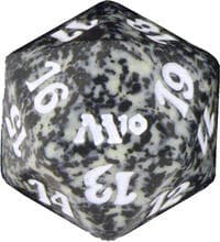 Magic 2010 (M10) Spindown Die - Black - Wizards of the Coast Dice - Life Counters card