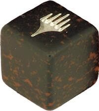 Planechase Planar Die - Orange Flecks - Wizards of the Coast Dice - Life Counters card