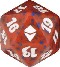 Zendikar Spindown Die - Red - Wizards of the Coast Dice - Life Counters card