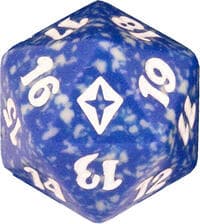 Worldwake Spindown Die - Blue - Wizards of the Coast Dice - Life Counters card