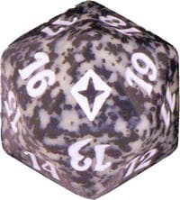 Worldwake Spindown Die - Black - Wizards of the Coast Dice - Life Counters card