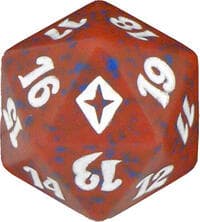 Worldwake Spindown Die - Red - Wizards of the Coast Dice - Life Counters card
