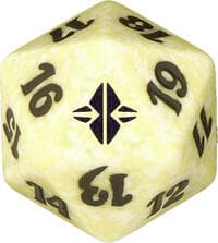 Rise of the Eldrazi Spindown Die - White - Wizards of the Coast Dice - Life Counters card