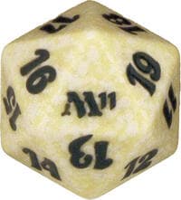 Magic 2011 (M11) Spindown Die - White - Wizards of the Coast Dice - Life Counters card