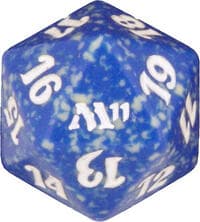 Magic 2011 (M11) Spindown Die - Blue - Wizards of the Coast Dice - Life Counters card
