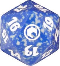 Scars of Mirrodin Spindown Die - Blue - Wizards of the Coast Dice - Life Counters card
