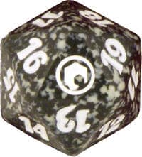 Scars of Mirrodin Spindown Die - Black - Wizards of the Coast Dice - Life Counters card
