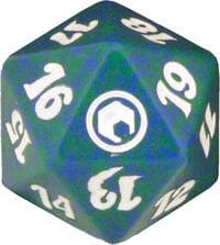Scars of Mirrodin Spindown Die - Green - Wizards of the Coast Dice - Life Counters card
