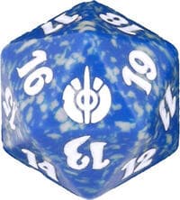 Mirrodin Besieged Spindown Die - Blue - Wizards of the Coast Dice - Life Counters card