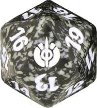 Mirrodin Besieged Spindown Die - Black - Wizards of the Coast Dice - Life Counters card