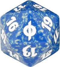 New Phyrexia Spindown Die - Blue - Wizards of the Coast Dice - Life Counters card