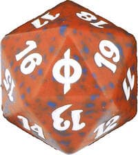 New Phyrexia Spindown Die - Red - Wizards of the Coast Dice - Life Counters card