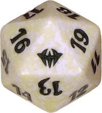 Dark Ascension Spindown Die - White - Wizards of the Coast Dice - Life Counters card
