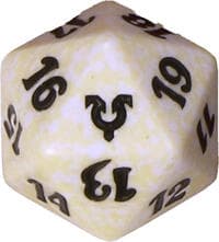 Avacyn Restored Spindown Die - White - Wizards of the Coast Dice - Life Counters card
