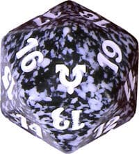 Avacyn Restored Spindown Die - Black - Wizards of the Coast Dice - Life Counters card
