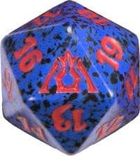 Dragon's Maze Spindown Die - Izzet - Wizards of the Coast Dice - Life Counters card