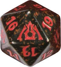 Dragon's Maze Spindown Die - Rakdos - Wizards of the Coast Dice - Life Counters card