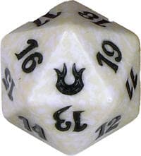Born of the Gods Spindown Die - White - Wizards of the Coast Dice - Life Counters card