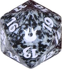 Born of the Gods Spindown Die - Black - Wizards of the Coast Dice - Life Counters card