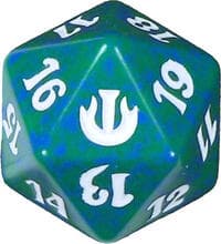 Journey into Nyx Spindown Die - Green - Wizards of the Coast Dice - Life Counters card