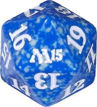 Magic 2015 (M15) Spindown Die - Blue - Wizards of the Coast Dice - Life Counters card