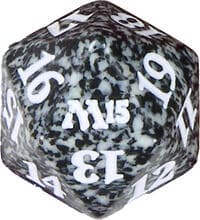 Magic 2015 (M15) Spindown Die - Black - Wizards of the Coast Dice - Life Counters card