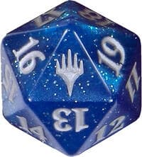 Duel Decks Anthology Spindown Die - Blue - Wizards of the Coast Dice - Life Counters card
