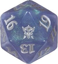 Dragons of Tarkir Spindown Die - Blue - Wizards of the Coast Dice - Life Counters card