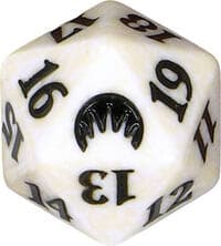 Magic Origins Spindown Die - White - Wizards of the Coast Dice - Life Counters card