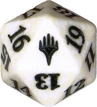 Planeswalker (2015) Spindown Die - White - Wizards of the Coast Dice - Life Counters card