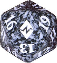 Battle for Zendikar Spindown Die - Black - Wizards of the Coast Dice - Life Counters card