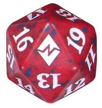 Battle for Zendikar Spindown Die - Red - Wizards of the Coast Dice - Life Counters card