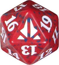Oath of the Gatewatch Spindown Die - Red - Wizards of the Coast Dice - Life Counters card