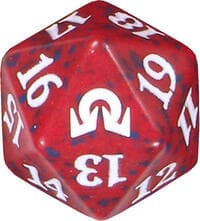 Shadows over Innistrad Spindown Die - Red - Wizards of the Coast Dice - Life Counters card