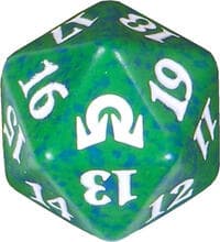 Shadows over Innistrad Spindown Die - Green - Wizards of the Coast Dice - Life Counters card